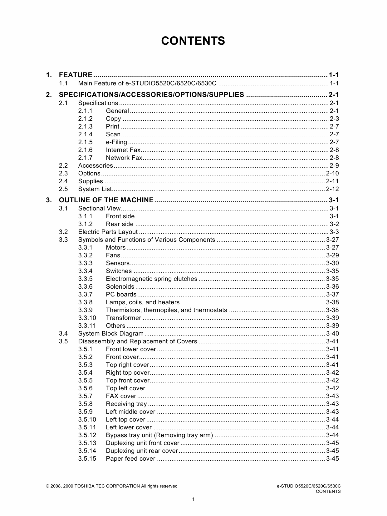 TOSHIBA e-STUDIO 5520C 6520C 6530C Service Manual-2